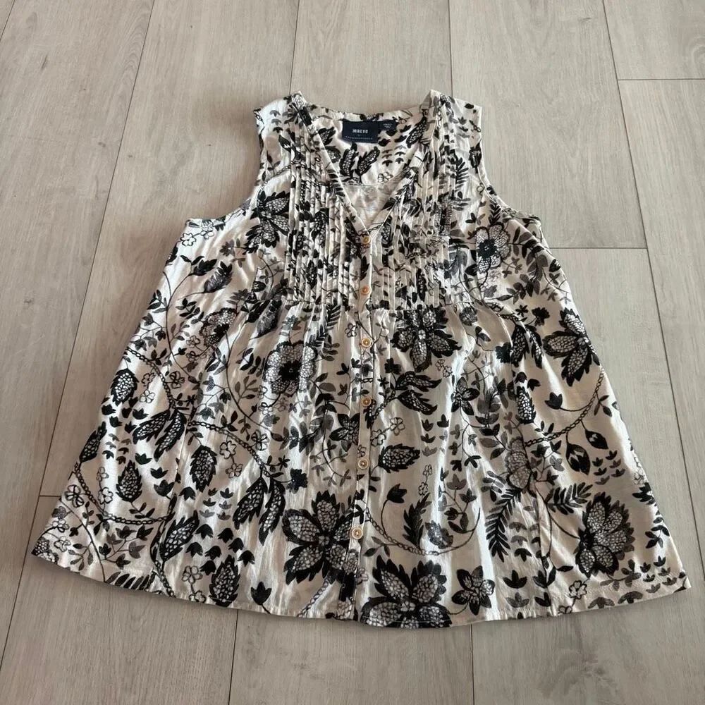 Anthropologie Maeve Sleeveless Blouse size S